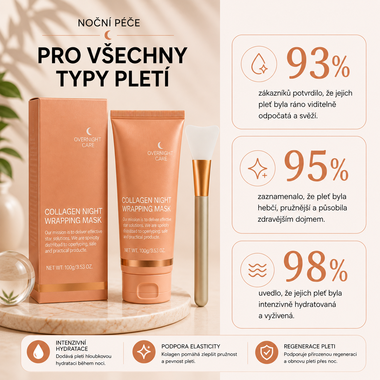 Nuvea Skin – Kolagenová noční maska™